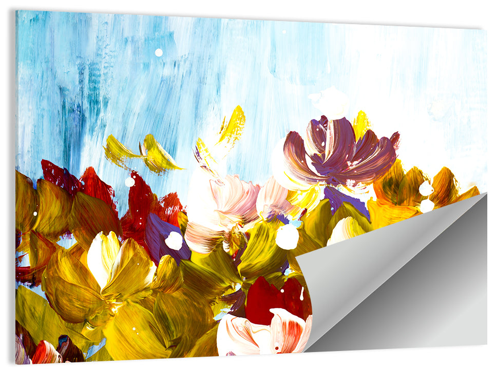 Impasto Floral Garden Wall Art
