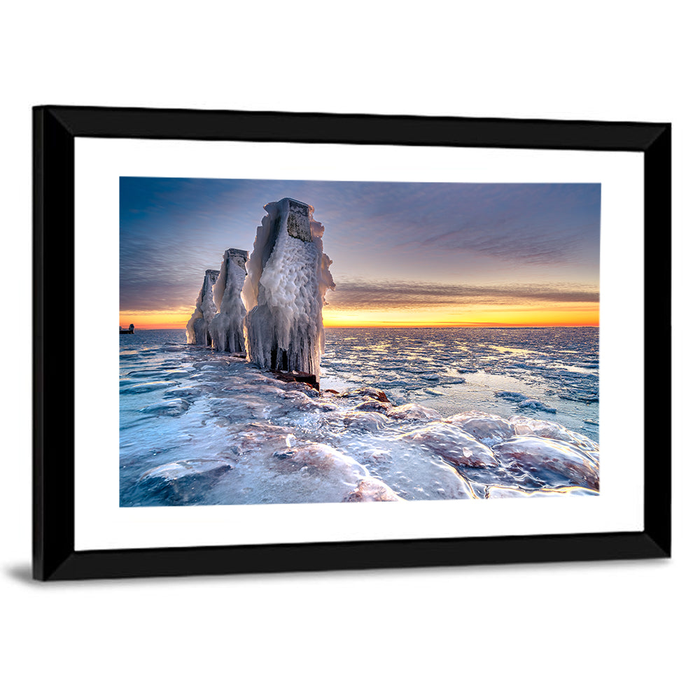 Netherlands Ice Sculpture Wall Art