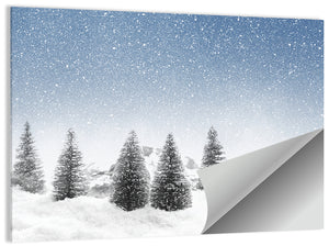 Winter Trees Landscape Wall Art