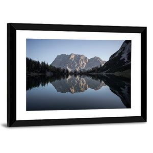 Mount Zugspitze from Lake Seebensee Wall Art