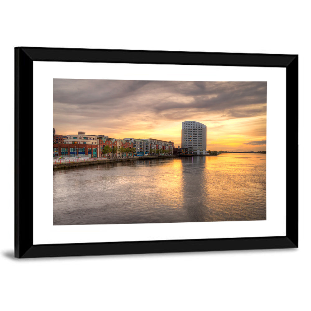 Limerick Riverside at Dusk Wall Art