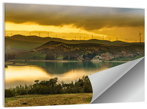 Andalucia Wind Turbines Wall Art