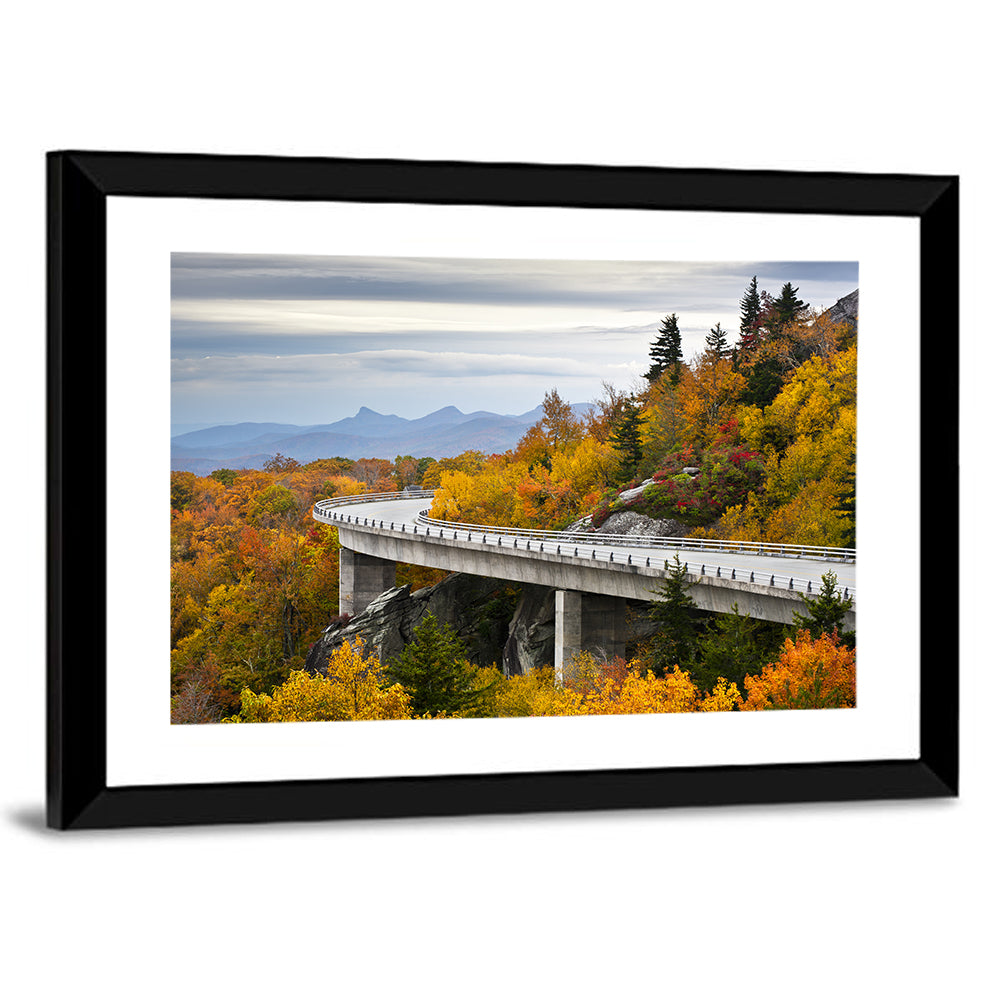 Linn Cove Viaduct at Grandfather Mountain Wall Art
