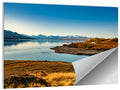 Lake Pukaki Golden Hour with Mount Cook Wall Art