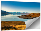 Lake Pukaki Golden Hour with Mount Cook Wall Art