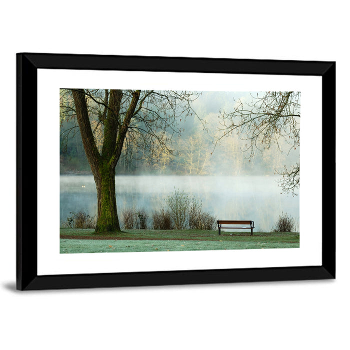 Deer Lake, Burnaby Wall Art as a framed print