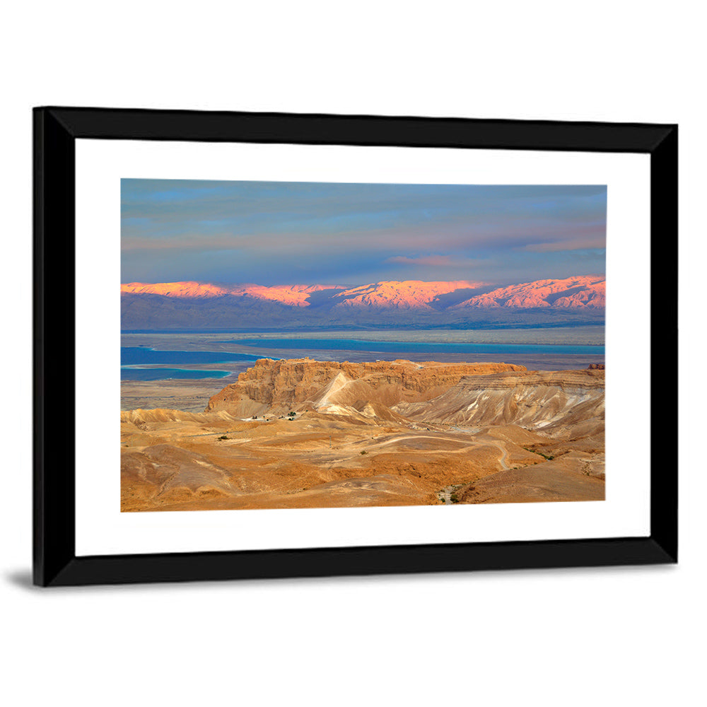 Masada Over the Dead Sea Wall Art