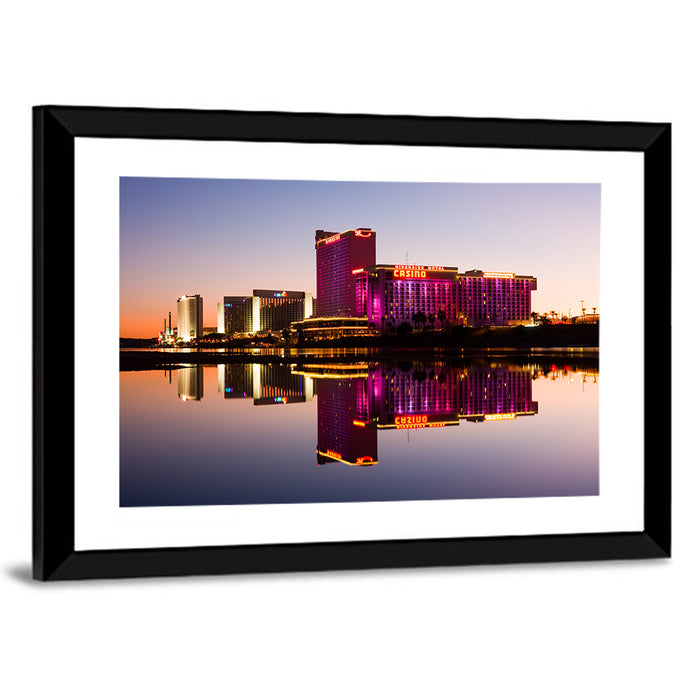 Laughlin Riverside Reflection Wall Art as a framed print