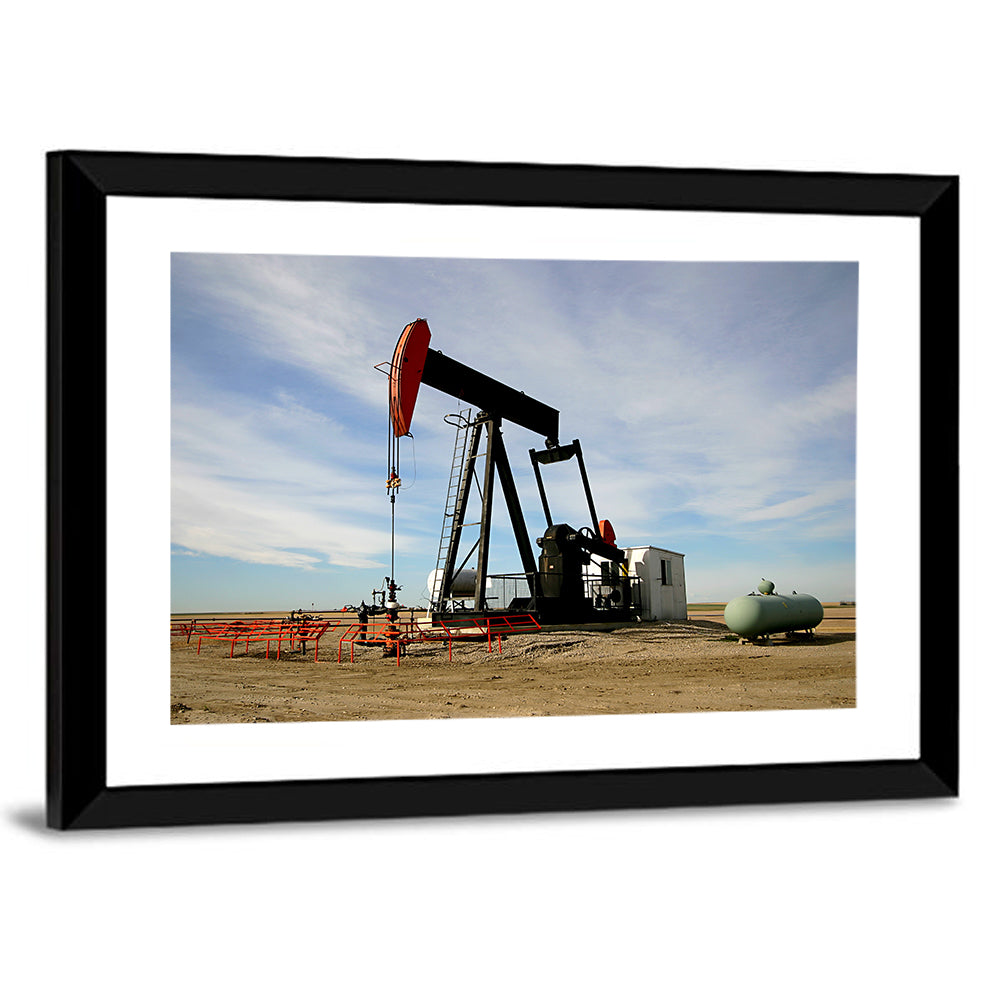 Oil Pump Jack Wall Art