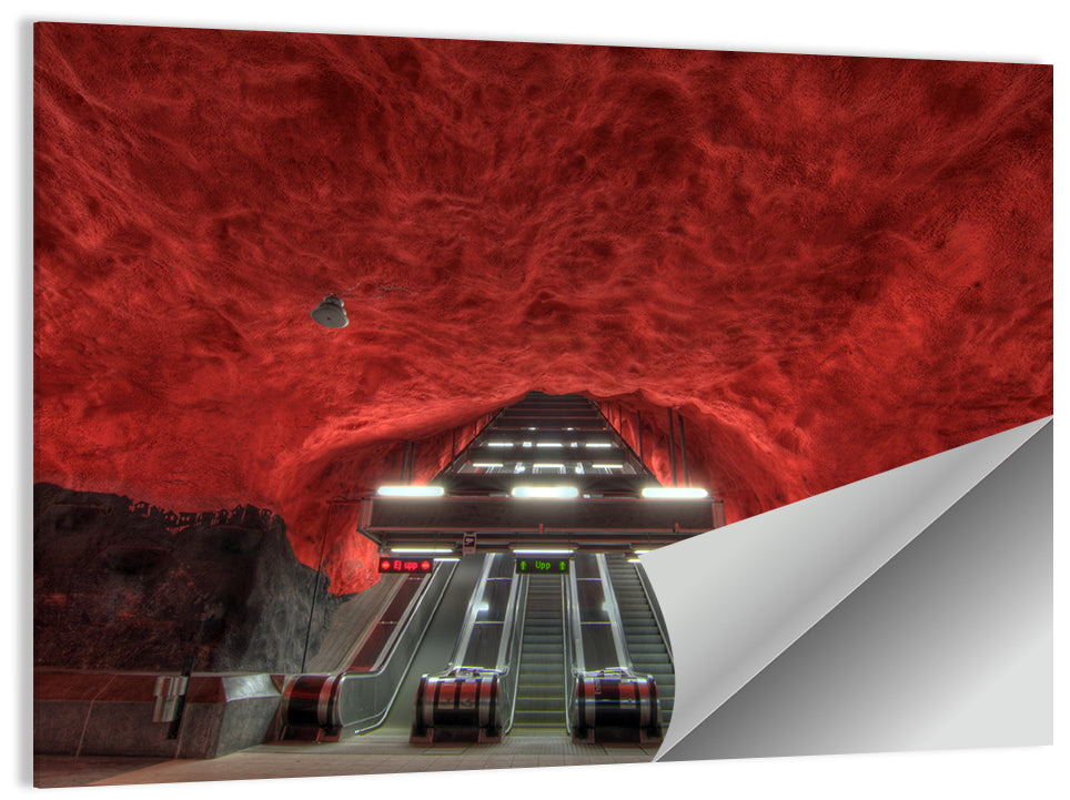 Metro Station Stockholm Wall Art