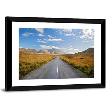 Road to Mountains Wall Art