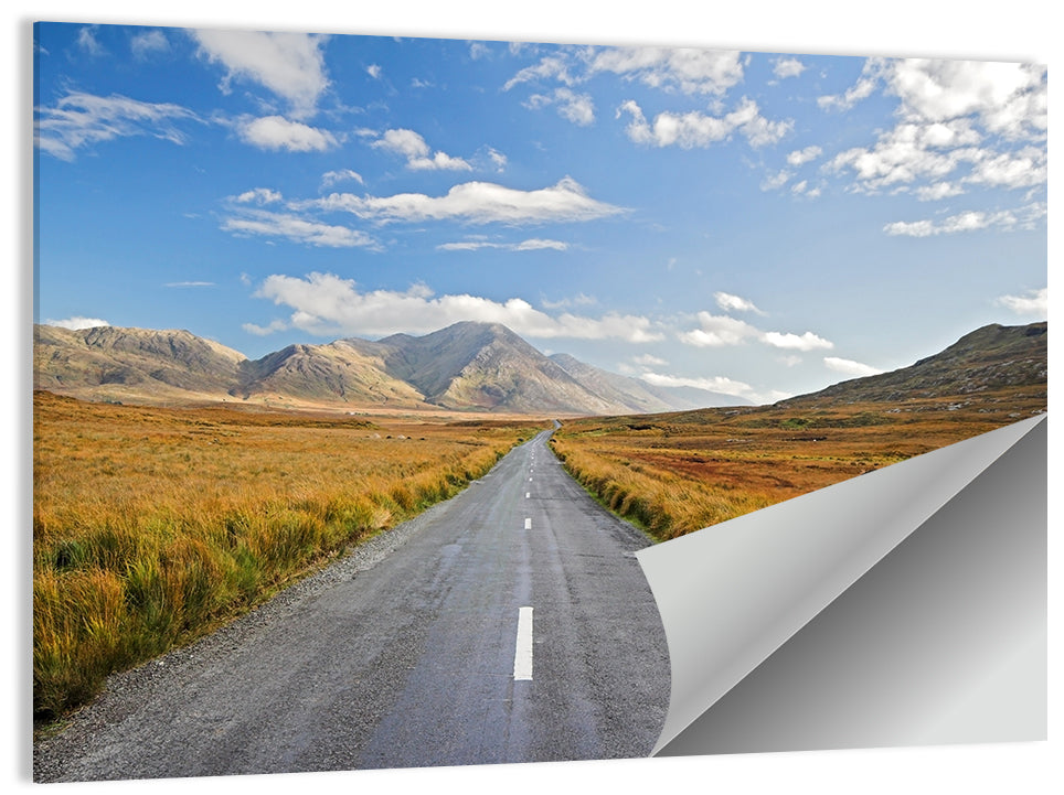 Road to Mountains Wall Art