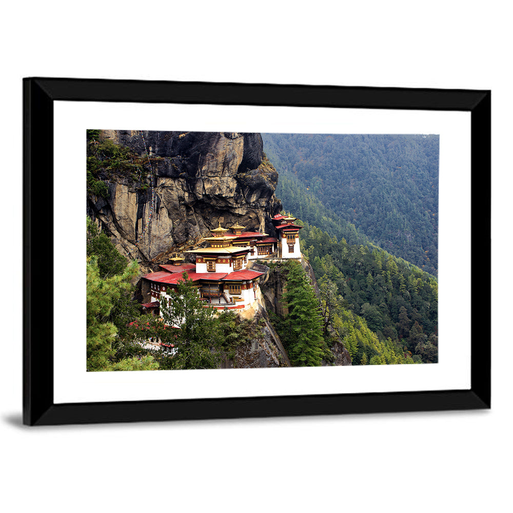 Tiger's Nest Monastery, Paro Bhutan Wall Art