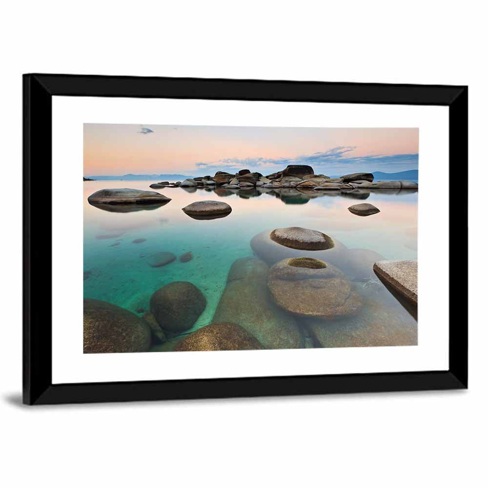Sand Harbor Dusk, Lake Tahoe Wall Art