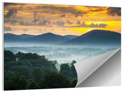 Blue Ridge Mountains Asheville Wall Art