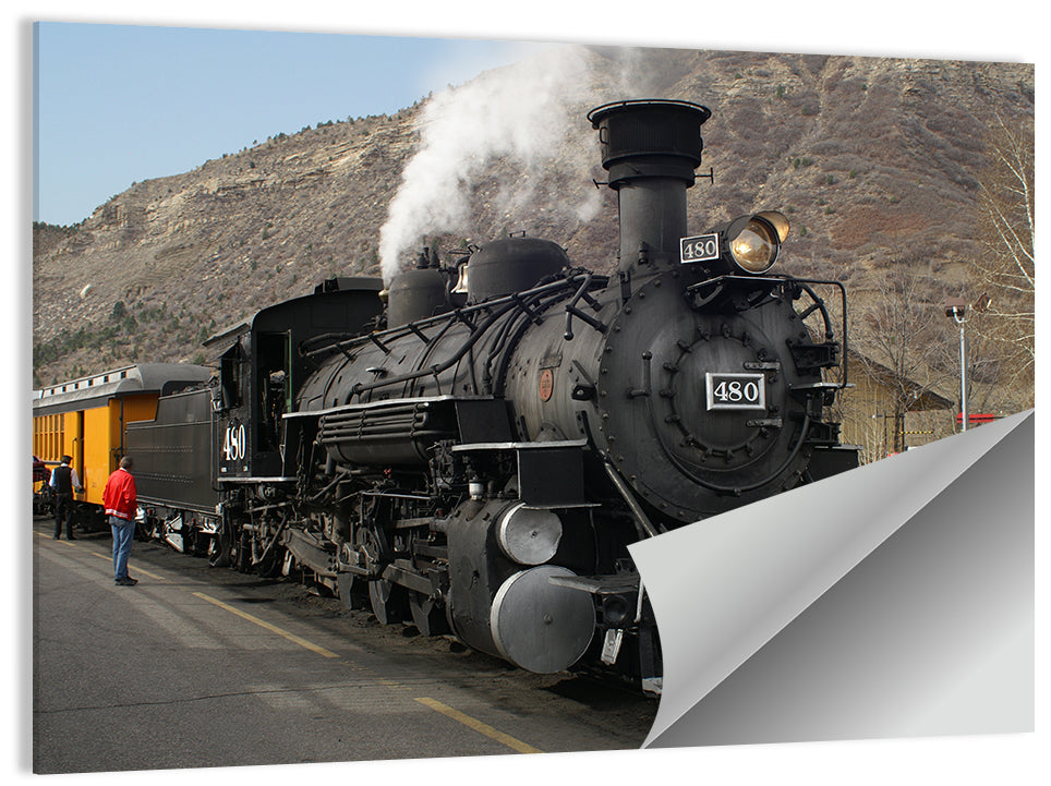 Durango Steam Locomotive No. 480 Wall Art