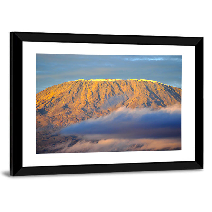 Kilimanjaro Sunrise Wall Art as a framed print