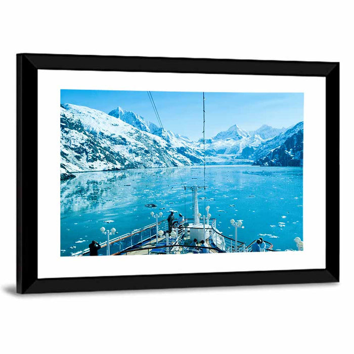 Bow View at Glacier Bay National Park Wall Art as a framed print
