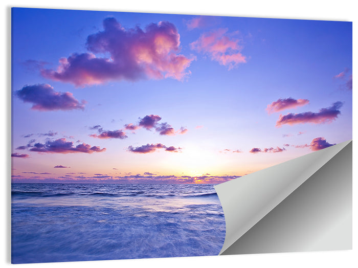Mediterranean Sunset Wall Art as a poster print