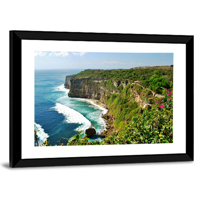 Uluwatu Cliffs, Bali Wall Art as a framed print