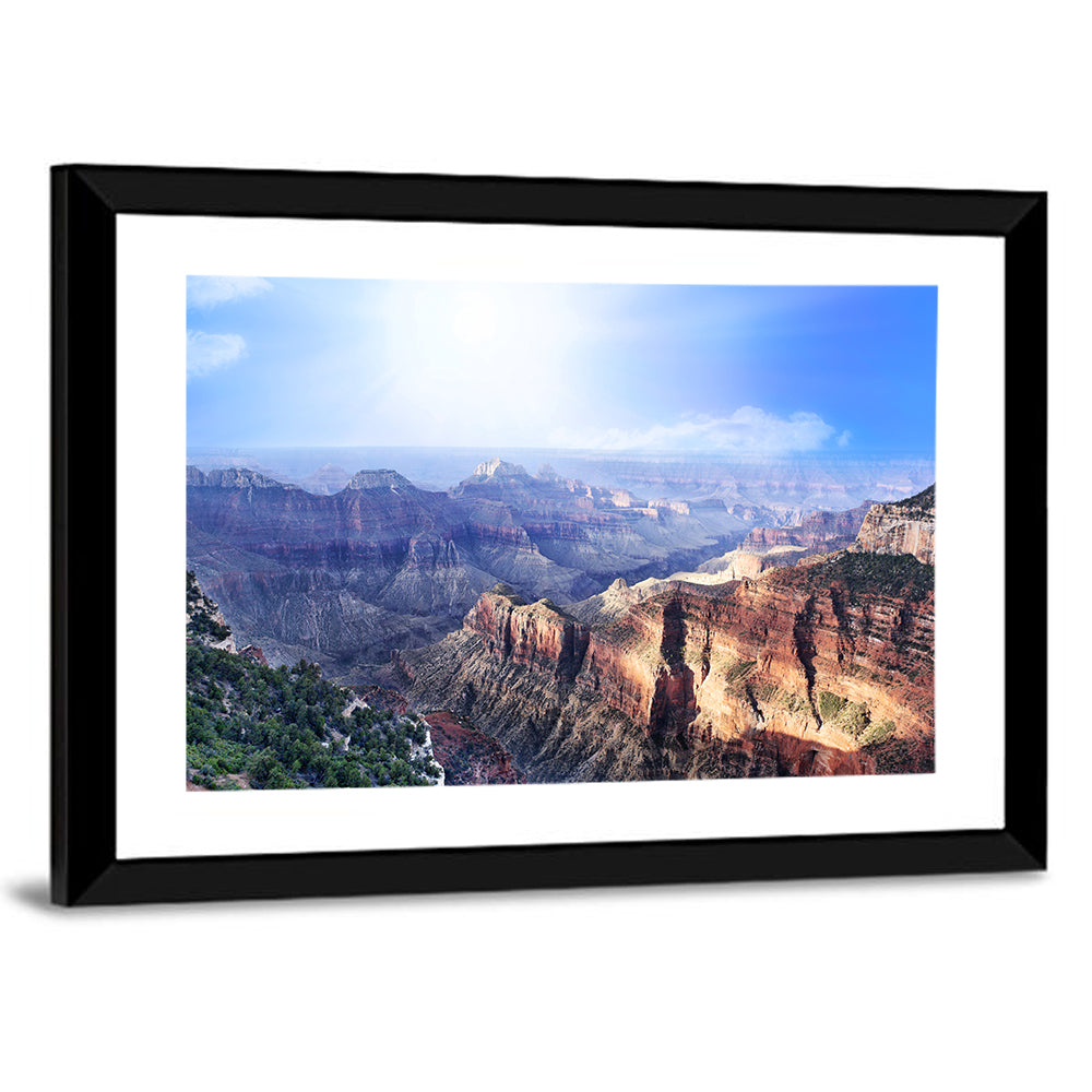 Grand Canyon Sunlit Vista Wall Art