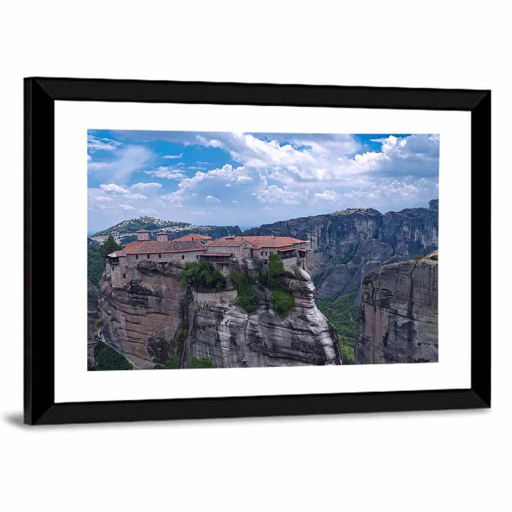 Meteora Cliffside Monastery Wall Art
