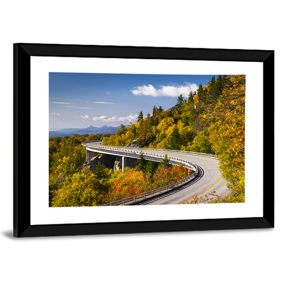 Linn Cove Viaduct at Grandfather Mountain Wall Art