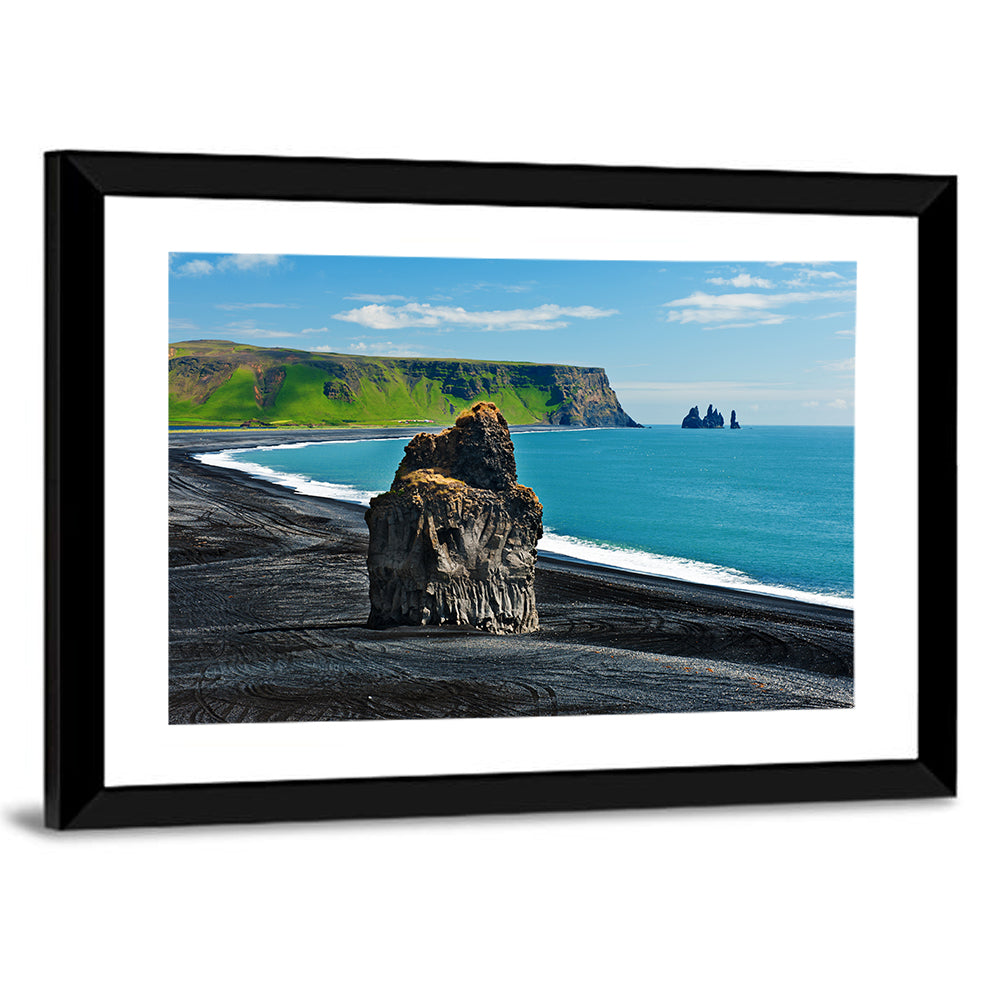 Dyrhólaey Volcanic Beach Wall Art