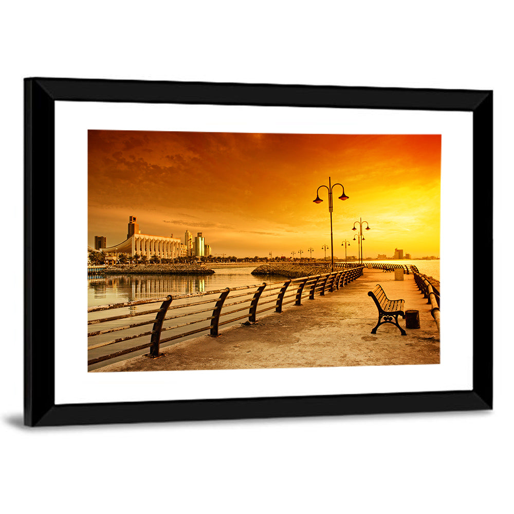 National Assembly at Golden Hour Wall Art