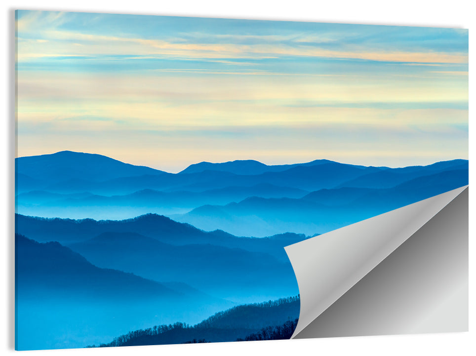 Smoky Mountain Layers at Dawn Wall Art