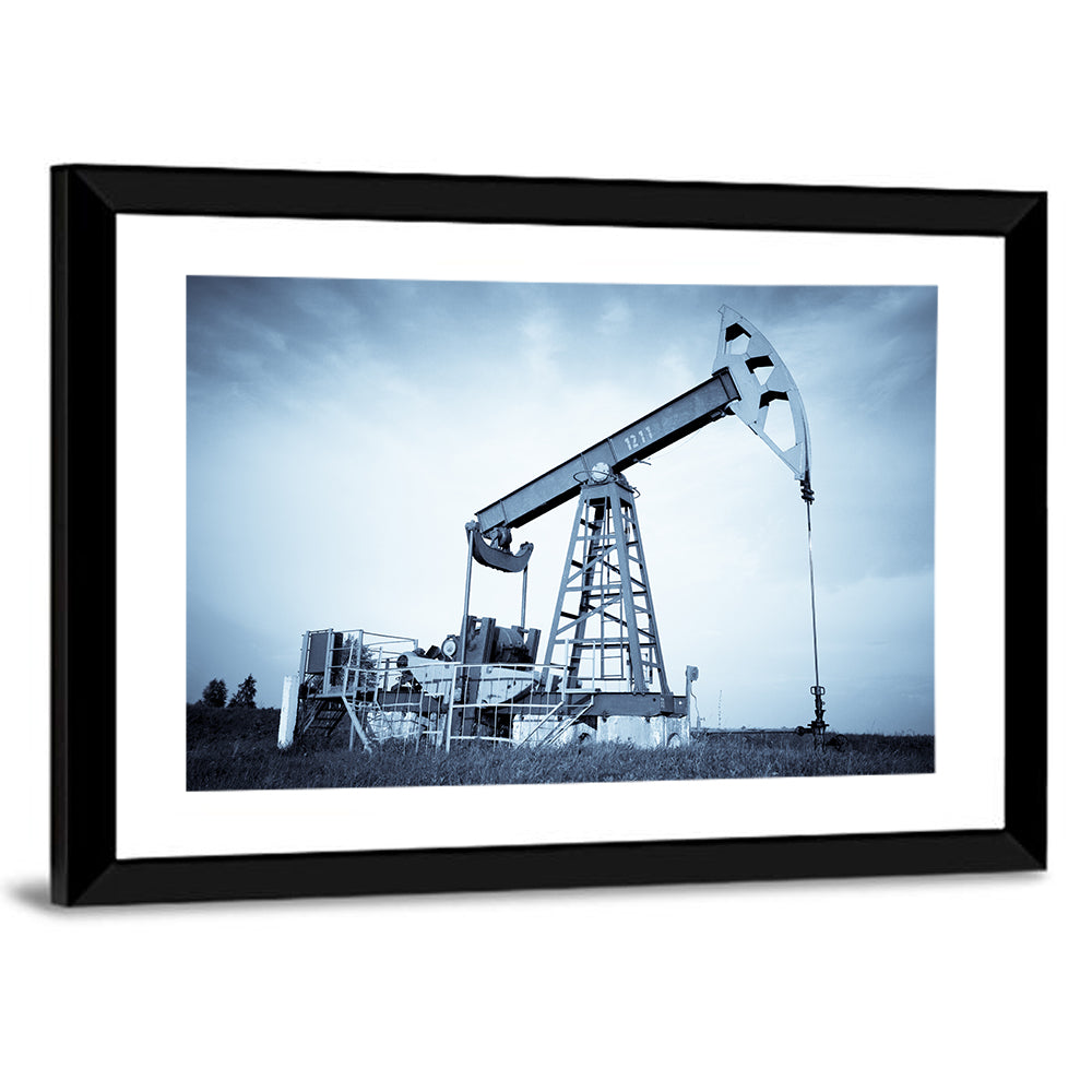 Oil Pump Jack 1211 Wall Art