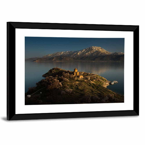 Akdamar Cathedral on Lake Van Wall Art