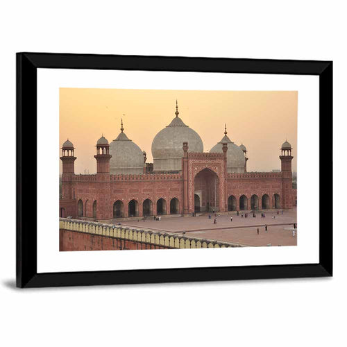 Badshahi Mosque at Sunset Wall Art