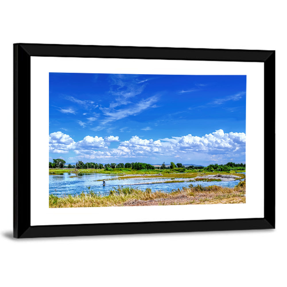 Snake River Fly Fishing, Idaho Wall Art