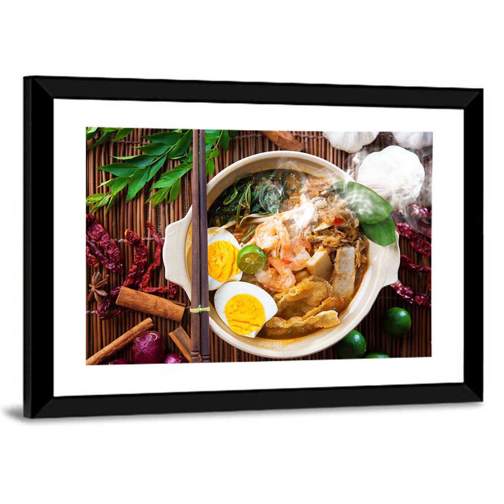 Malaysian Prawn Mee Bowl Wall Art
