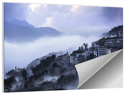 Sapa Town Wall Art
