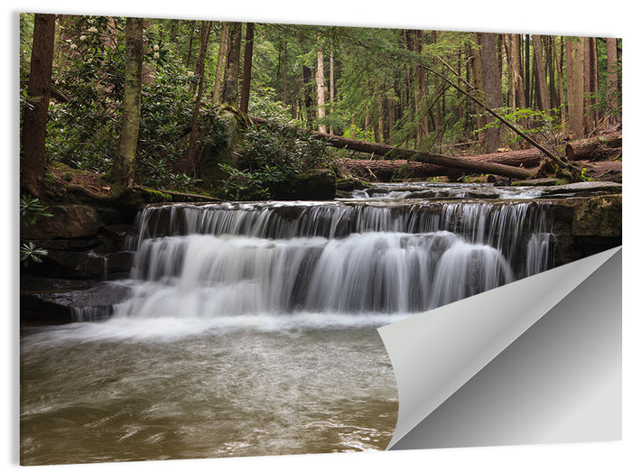 Tolliver Waterfall Wall Art as a poster print