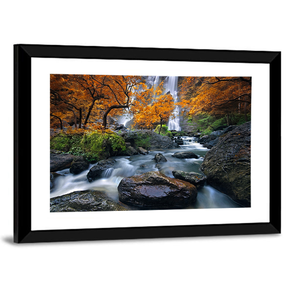Konglan Autumn Waterfall Wall Art