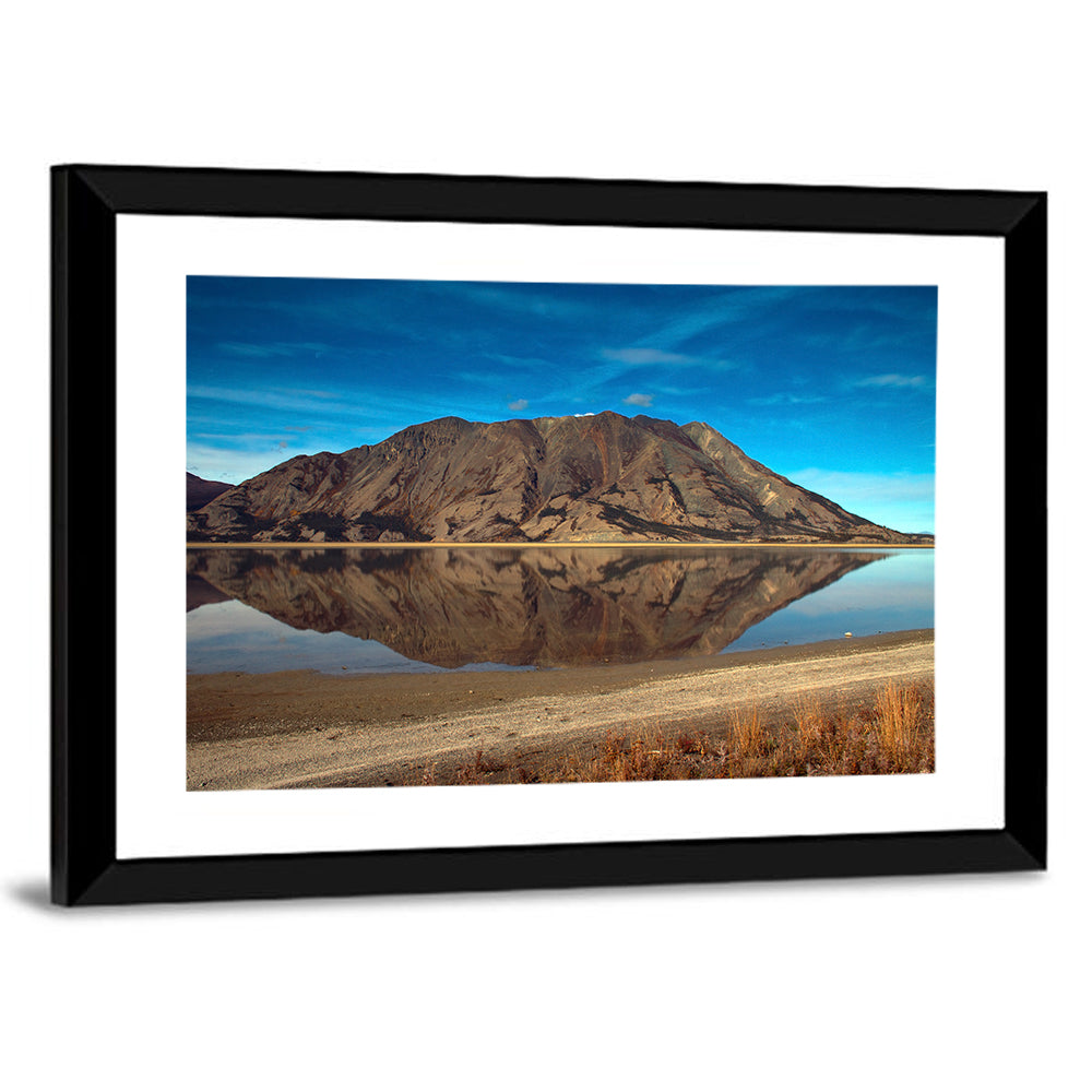 Rocky Peak Reflection, Kluane Lake Wall Art