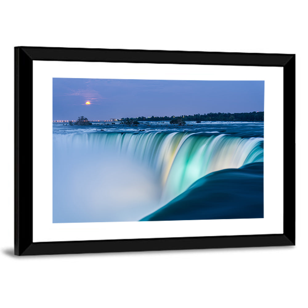 Horseshoe Falls by Moonlight Wall Art
