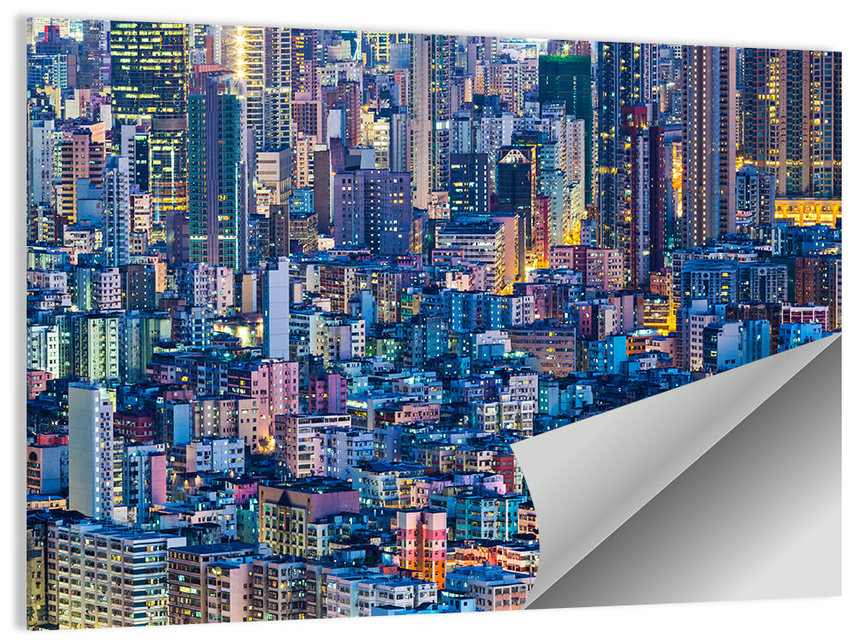 Hong Kong Cityscape Wall Art