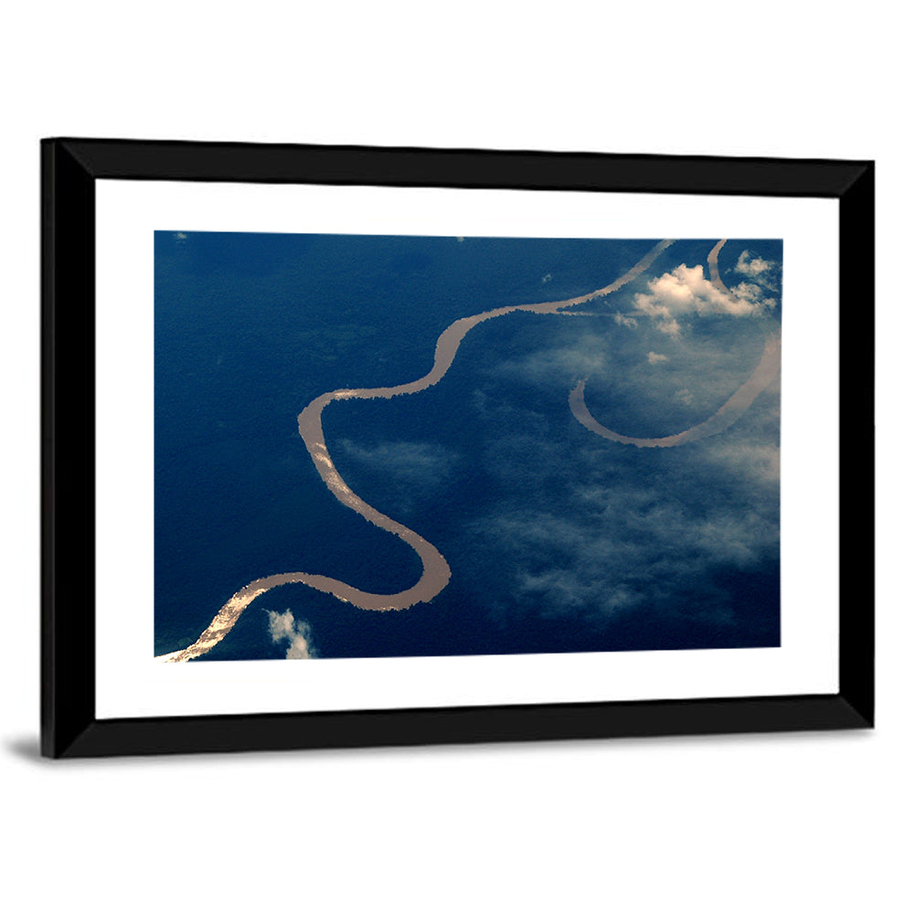 Amazon River Aerial Wall Art