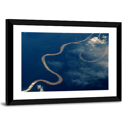 Amazon River Aerial Wall Art