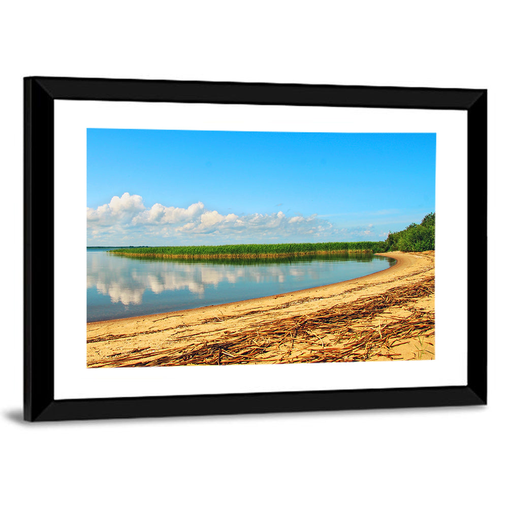 Lake Pskov Shoreline Wall Art