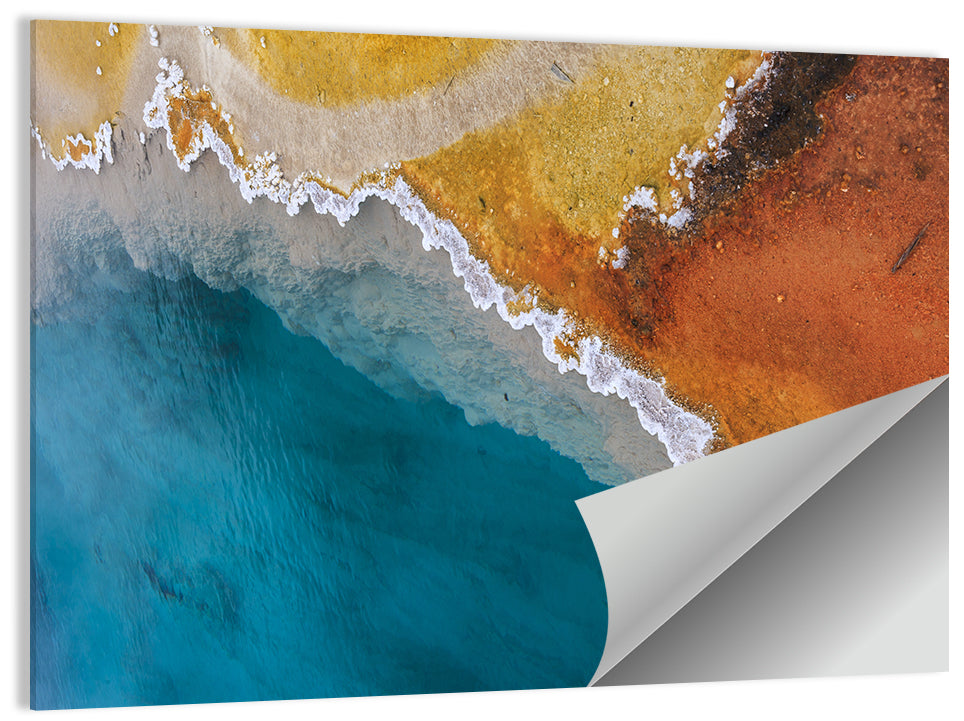 Grand Prismatic Spring Color Gradient Wall Art