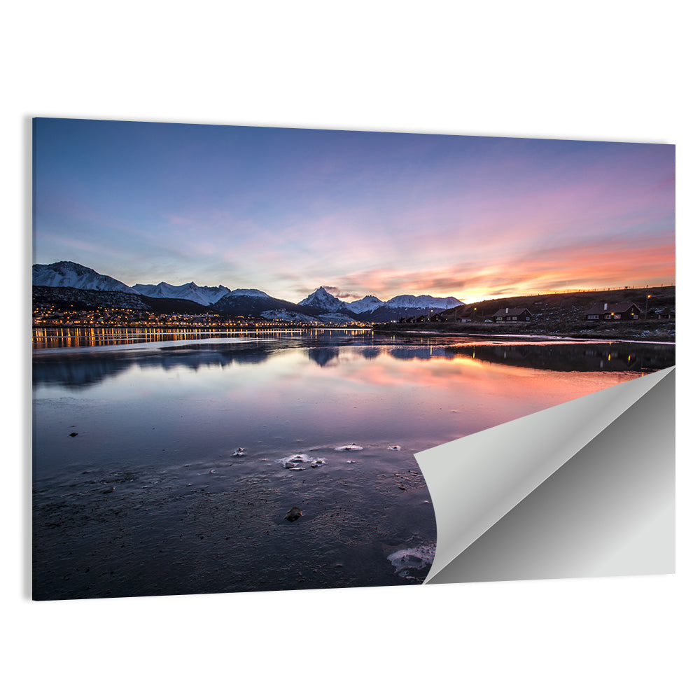 Ushuaia Twilight Reflection Wall Art
