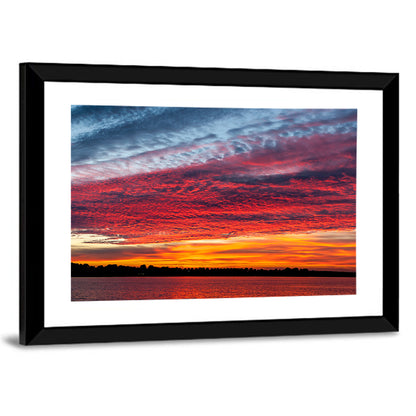 Lake Ijssel Sunset Wall Art