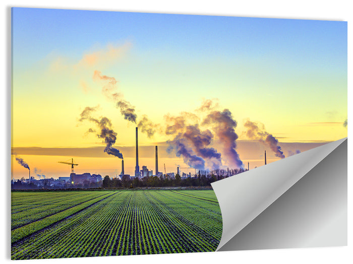 Frankfurt Industrial Edge Wall Art as a poster print