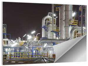Chemical Industrial Plant Wall Art