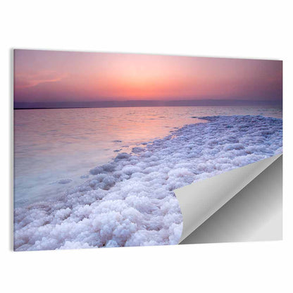 Dead Sea Salty Beach Wall Art